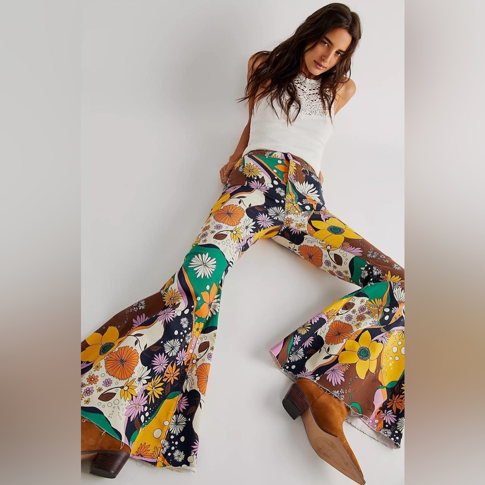 Free People- Just Float On printed Flare